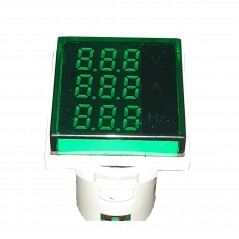 ولت آمپر فرکانس متر چراغ سیگنالی مربع سبز ETC